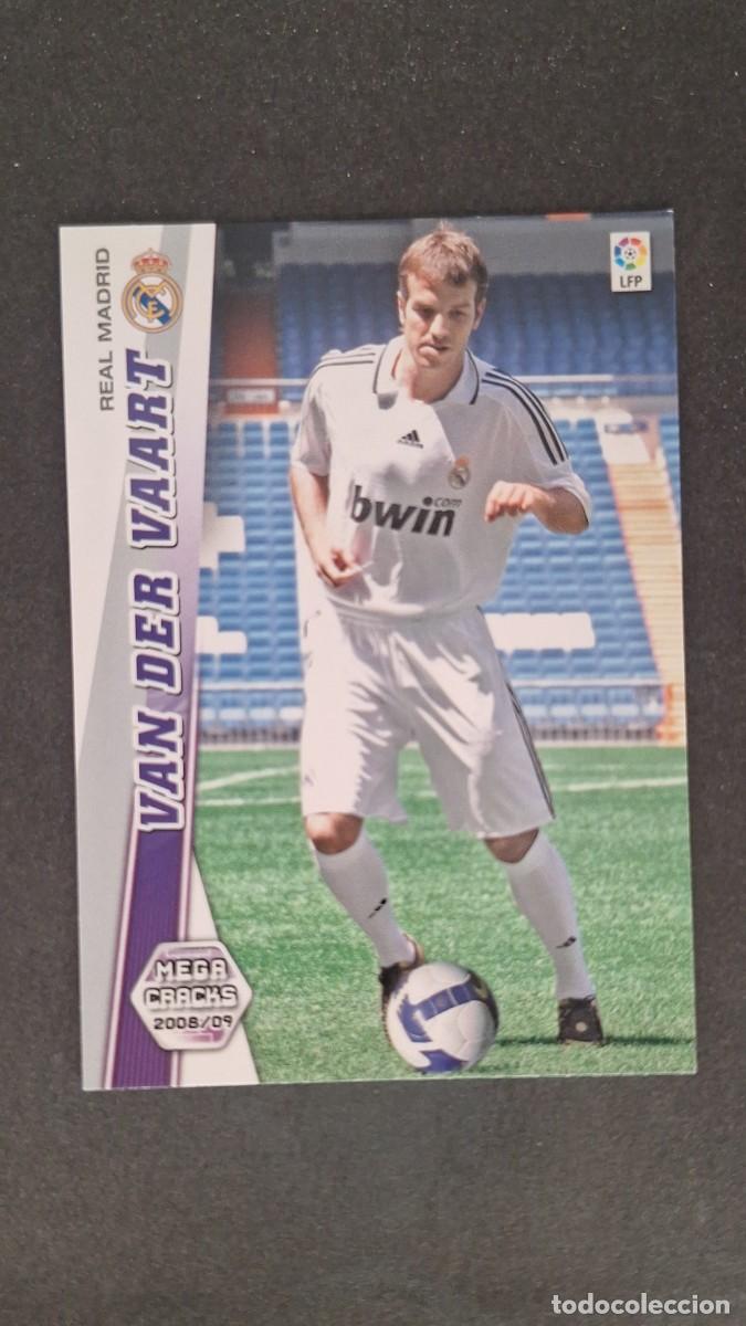 Cromos de f&uacute;tbol: L1 VAN DER VAART REAL MADRID NUEVO FICHAJE 457 PANINI MEGACRACKS 2008 2009 08 09