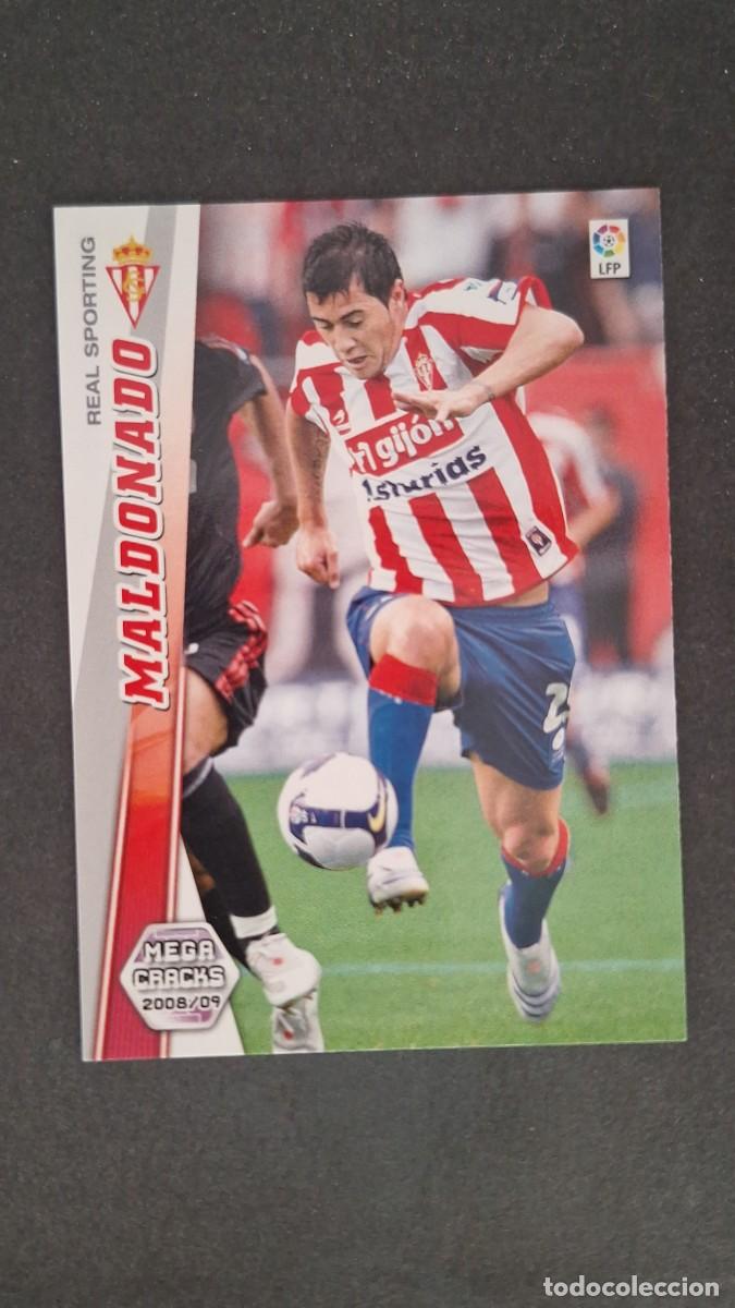 Figurine di Calcio: L1 MALDONADO SPORTING DE GIJON NUEVO FICHAJE 463 PANINI MEGACRACKS 2008 2009 08 09