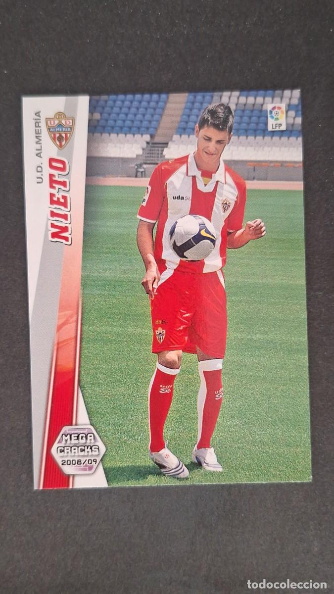 Cromos de F&uacute;tbol: L1 NIETO U. D. ALMERIA NUEVO FICHAJE 472 PANINI MEGACRACKS 2008 2009 08 09