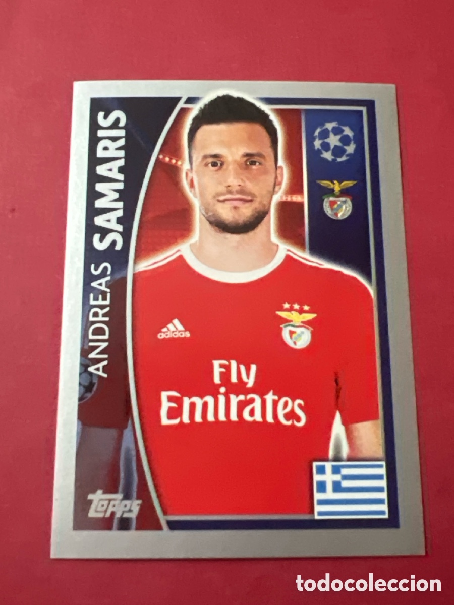 Cromos de F&uacute;tbol: C1752. CROMO FUTBOL SAMARIS SL BENFICA SIN PEGAR N&ordm; 167 CHAMPIONS LEAGUE 2015-2016/15-16 TOPPS