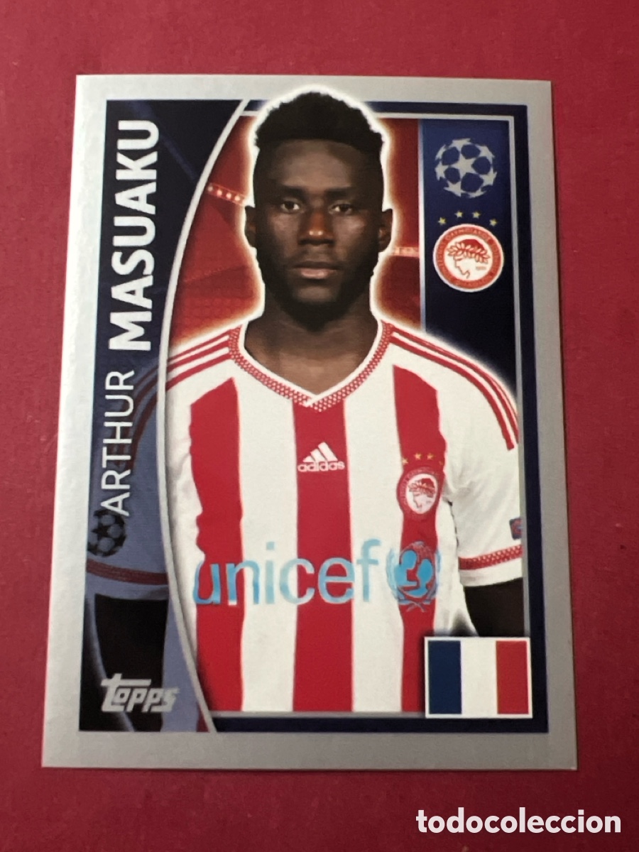 Cromos de F&uacute;tbol: C1753. 410 MASUAKU (OLYMPIACOS) UEFA CHAMPIONS LEAGUE 2015/2016 TOPPS