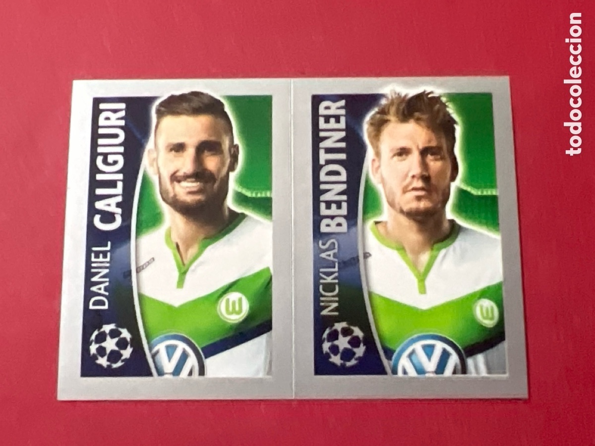 Cromos de F&uacute;tbol: 148 CALIGIURI NICKLAS BENDTNER VFL WOLFSBURG CROMOS STICKERS CHAMPIONS LEAGUE TOPPS 15 16 2015 2016