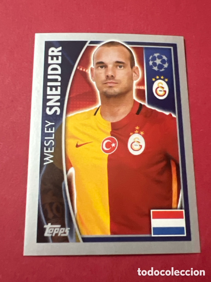 Cromos de F&uacute;tbol: C1760. 198 SNEIJDER (GALATASARAY) UEFA CHAMPIONS LEAGUE 2015/2016 TOPPS