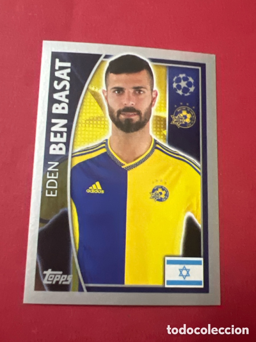 Cromos de F&uacute;tbol: CROMO FUTBOL BEN BASAT MACCABI TEL AVIV SIN PEGAR N&ordm; 506 CHAMPIONS LEAGUE 2015-2016/15-16 TOPPS