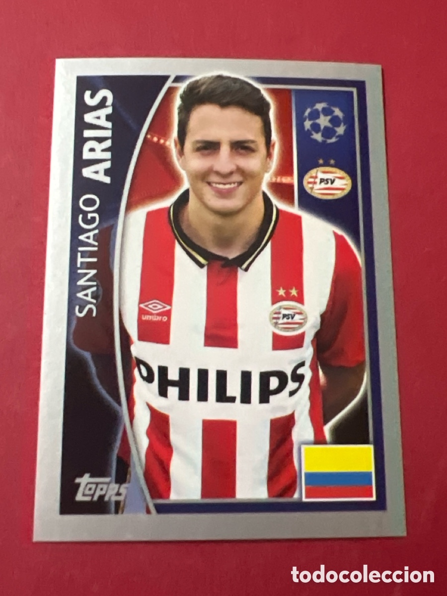 Cromos de F&uacute;tbol: C1764. 91 ARIAS (PSV EINDHOVEN) UEFA CHAMPIONS LEAGUE 2015/2016 TOPPS