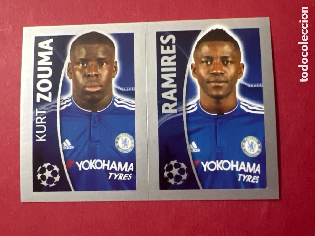Cromos de F&uacute;tbol: C1766. 462 ZOUMA-RAMIRES (CHELSEA) UEFA CHAMPIONS LEAGUE 2015/2016 TOPPS