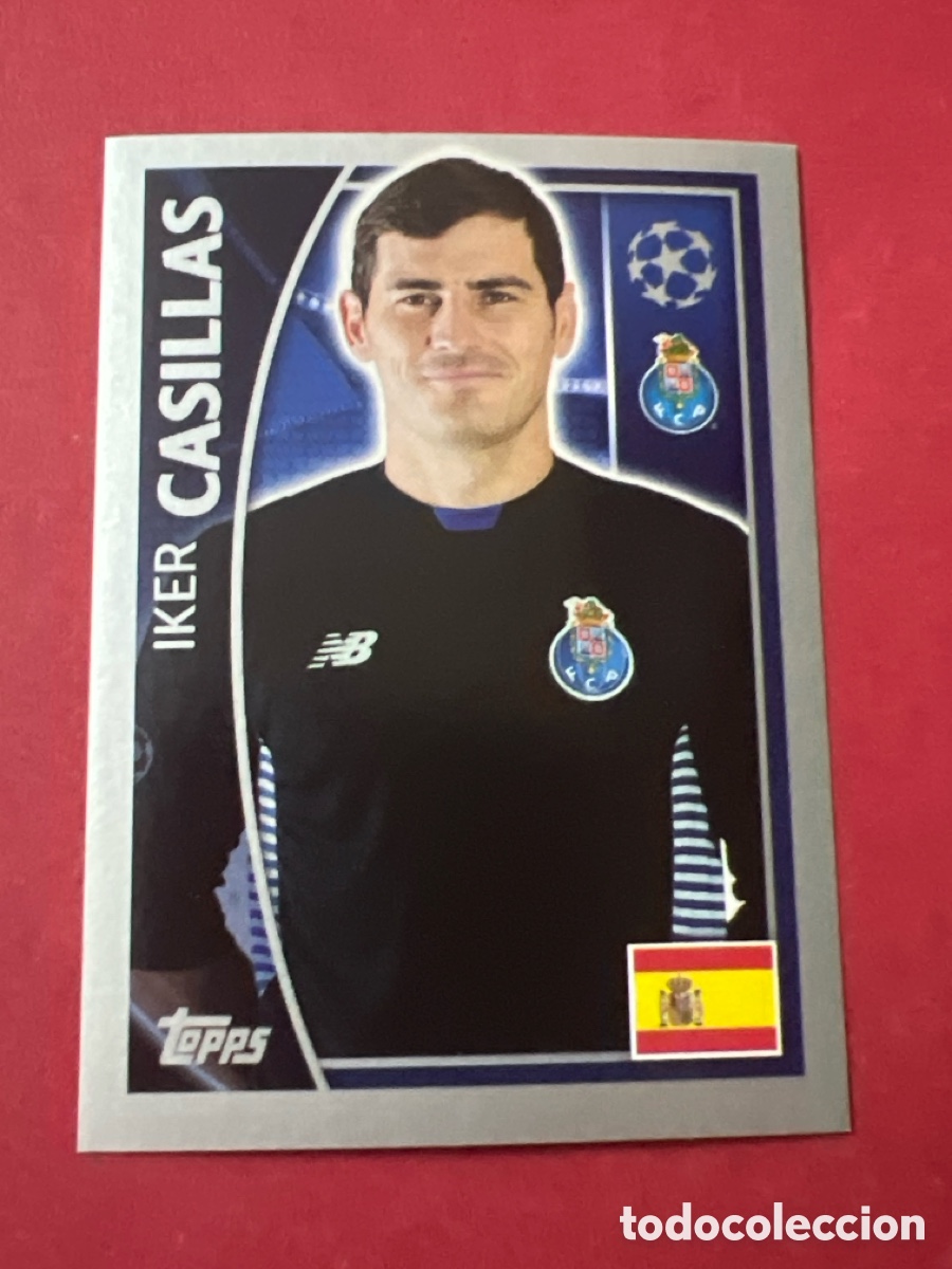 Cromos de F&uacute;tbol: C1767. 465 CASILLAS (OPORTO) UEFA CHAMPIONS LEAGUE 2015/2016 TOPPS
