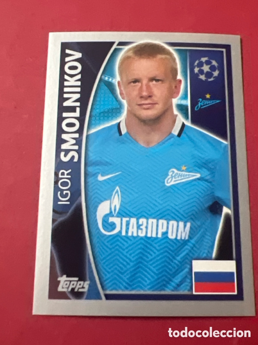 Cromos de F&uacute;tbol: C1767. TOPPS UEFA CHAMPIONS LEAGUE 2015 2016 525 IGOR SMOLNIKOV (ZENIT) STICKER SIN PEGAR 15 16
