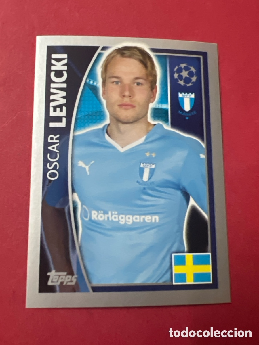 Cromos de F&uacute;tbol: C1768. 68 LEWICKI (MALMO) UEFA CHAMPIONS LEAGUE 2015/2016 TOPPS