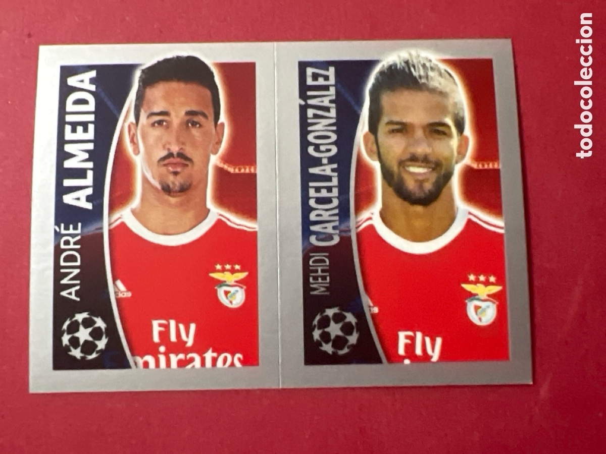 Cromos de F&uacute;tbol: C1771. 174 ALMEIDA-CARCELA-GONZALEZ (BENFICA) UEFA CHAMPIONS LEAGUE 2015/2016 TOPPS