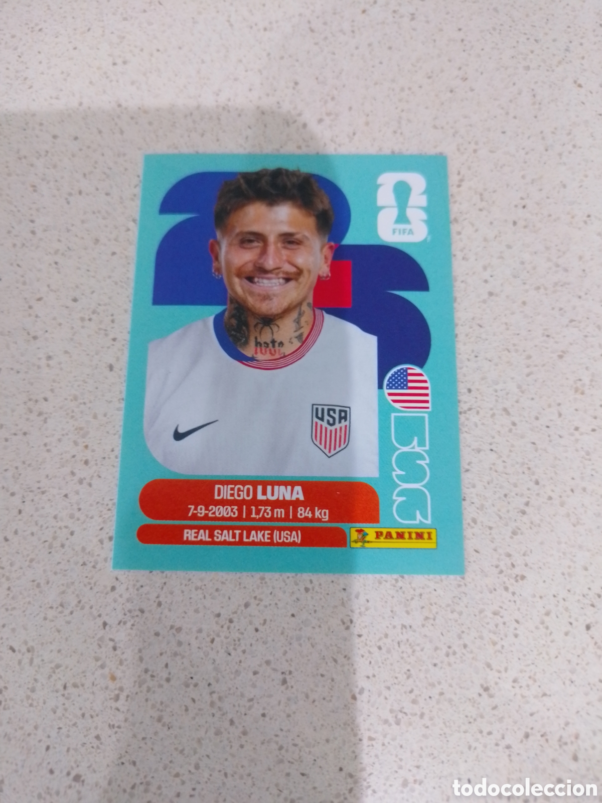 Cromos de F&uacute;tbol: CROMO NUMERO 14 LUNA USA. MUNDIAL 2026. PANINI.