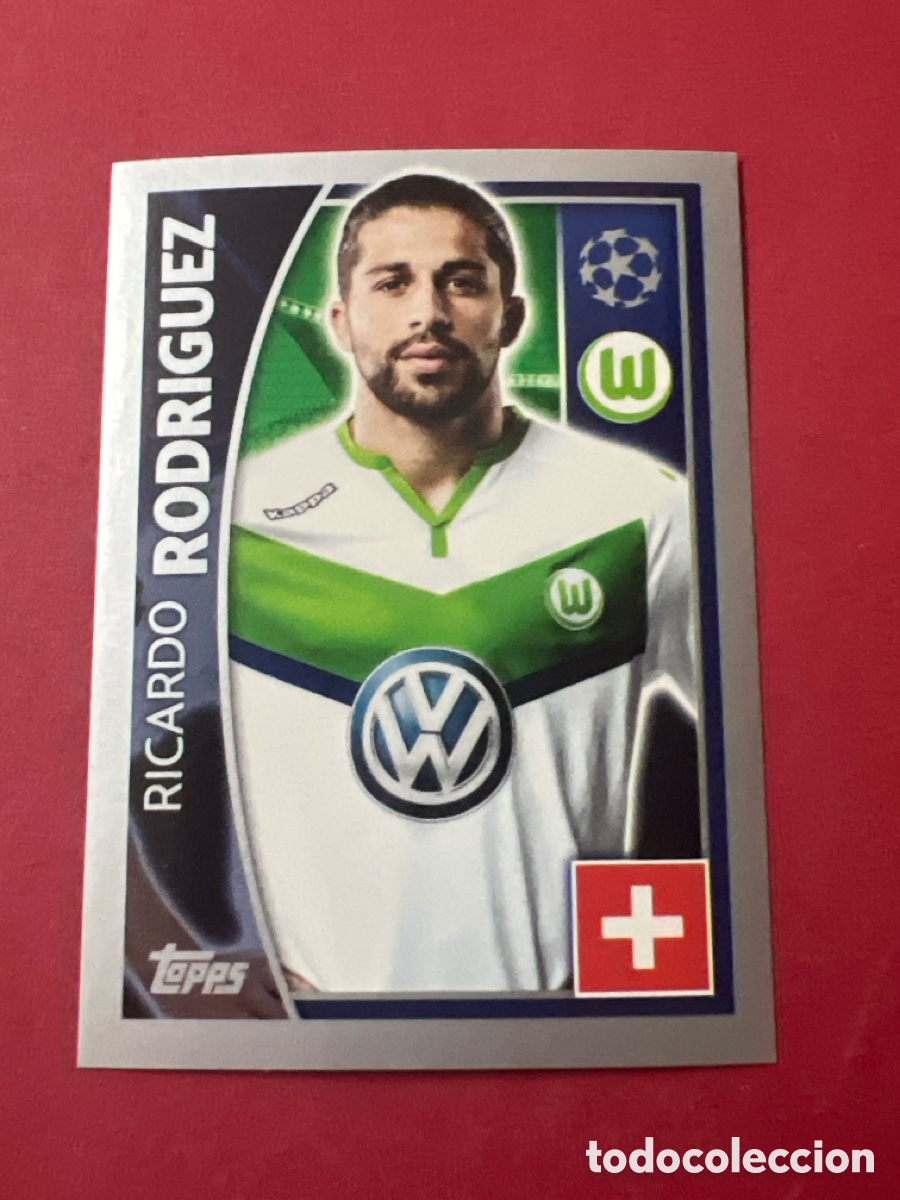 Cromos de F&uacute;tbol: C1774. 139 RODRIGUEZ (WOLFSBURG) UEFA CHAMPIONS LEAGUE 2015/2016 TOPPS