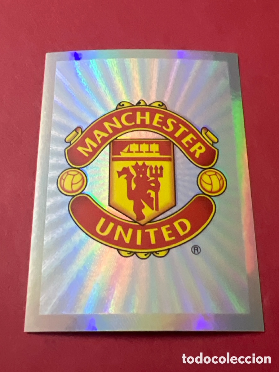 Cromos de F&uacute;tbol: C1776. TOPPS UEFA CHAMPIONS LEAGUE 2015 2016 N&ordm; 104 ESCUDO (MANCHESTER UNITED) - STICKER 15 16