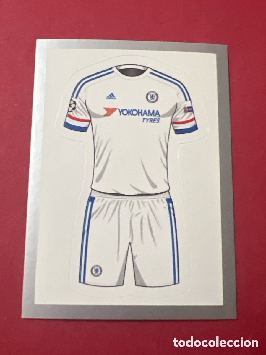 Cromos de F&uacute;tbol: C1781. CROMO FUTBOL EQUIPACION CHELSEA FC SIN PEGAR N&ordm; 438 CHAMPIONS LEAGUE 2015-2016/15-16 TOPPS