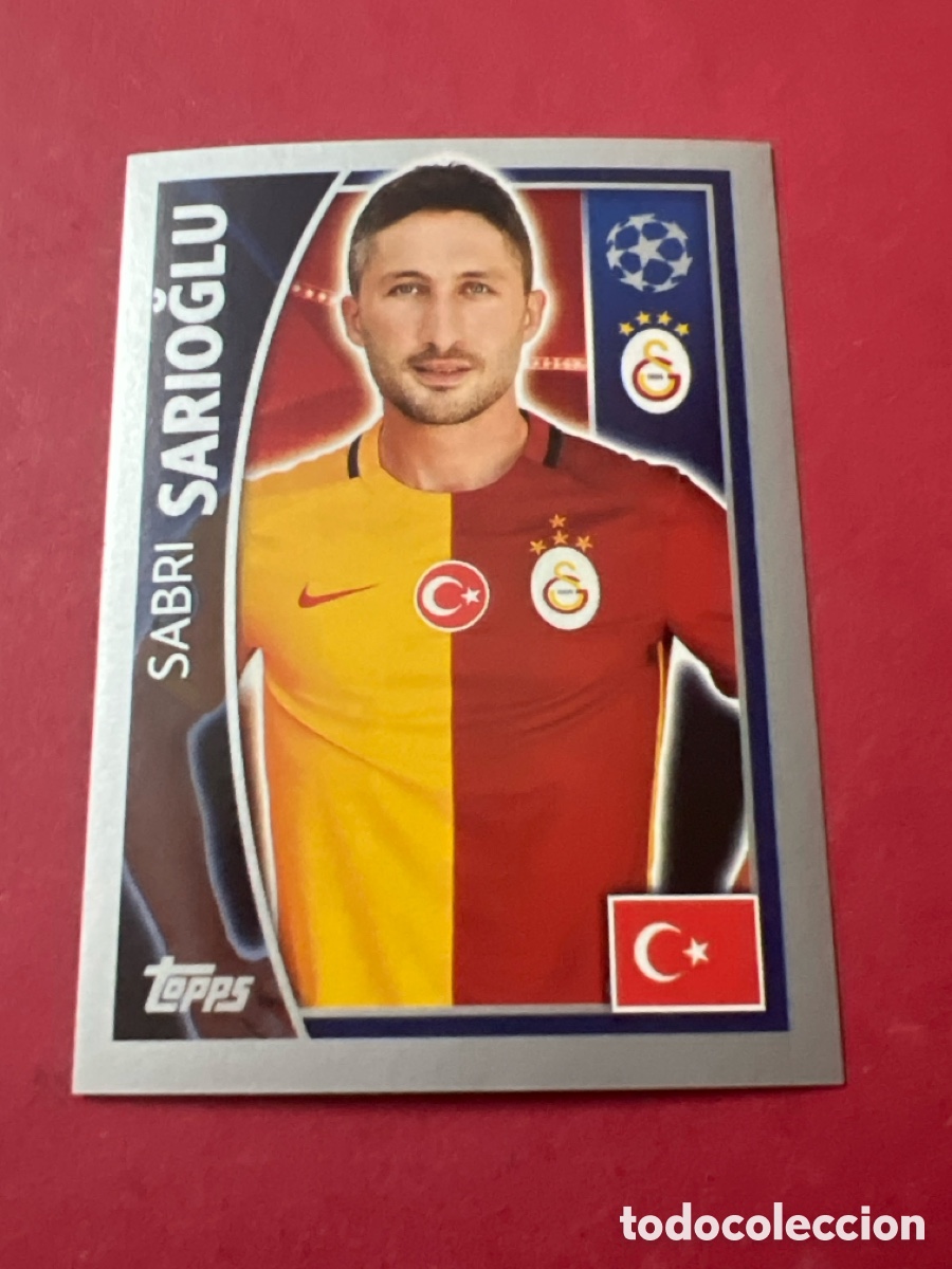 Cromos de F&uacute;tbol: C1782. 196 SARIOGLU (GALATASARAY) UEFA CHAMPIONS LEAGUE 2015/2016 TOPPS