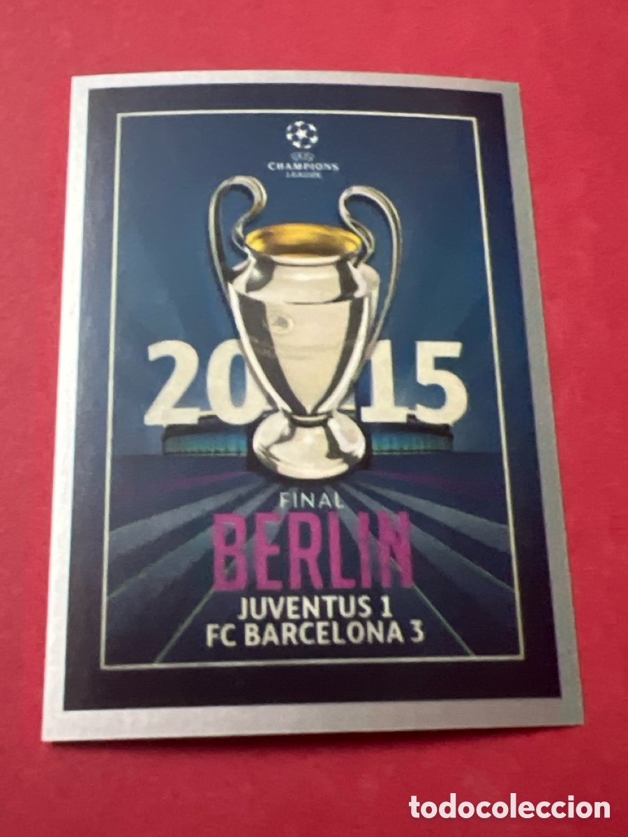 Cromos de F&uacute;tbol: C1783. 607 FINAL BERLIN 2015 UEFA CHAMPIONS LEAGUE 2015/2016 TOPPS