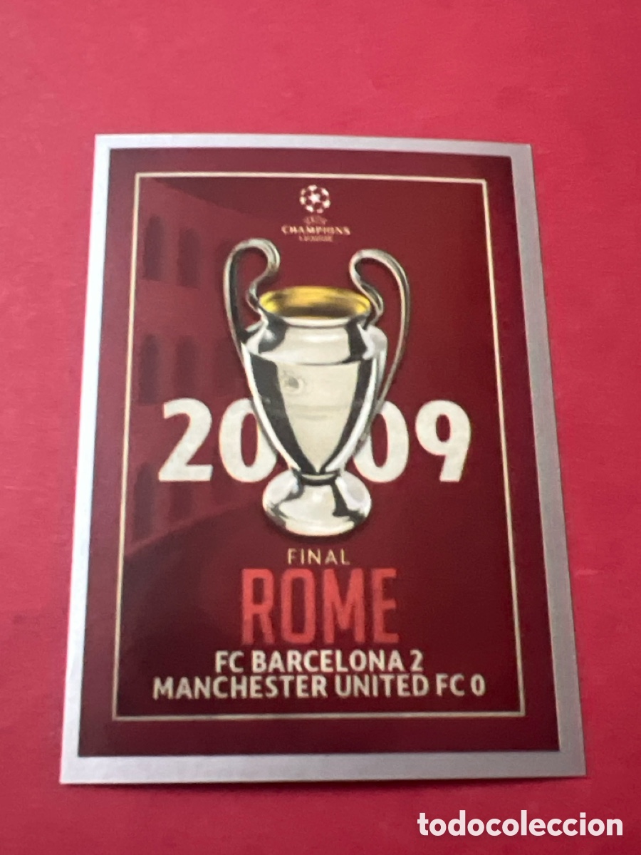 Cromos de F&uacute;tbol: C1786. 601 FINAL ROMA 2009 UEFA CHAMPIONS LEAGUE 2015/2016 TOPPS