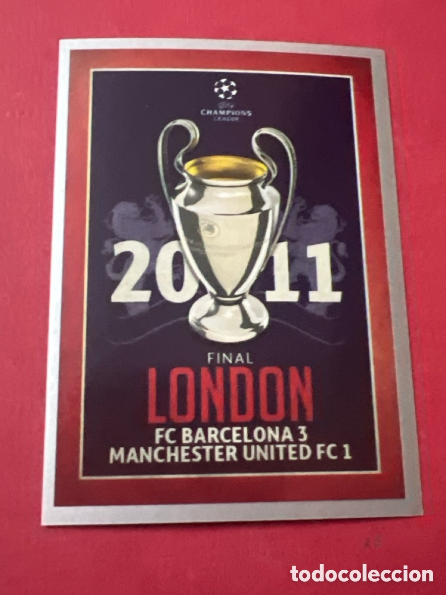 Cromos de F&uacute;tbol: C1787. 603 FINAL LONDRES 2011 UEFA CHAMPIONS LEAGUE 2015/2016 TOPPS