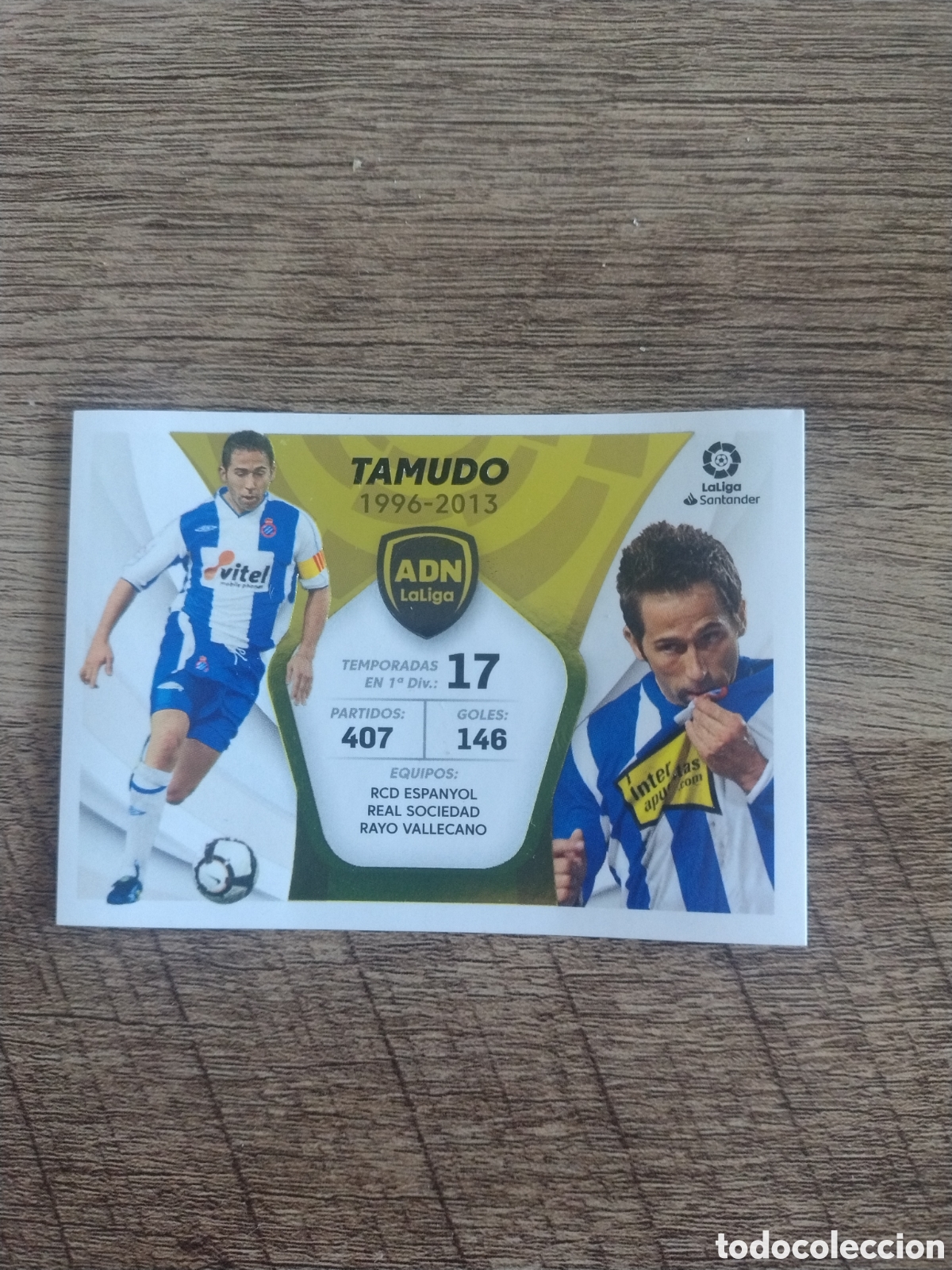 Cromos de F&uacute;tbol: Liga Este 2021-22 ADN LaLiga N29 Tamudo