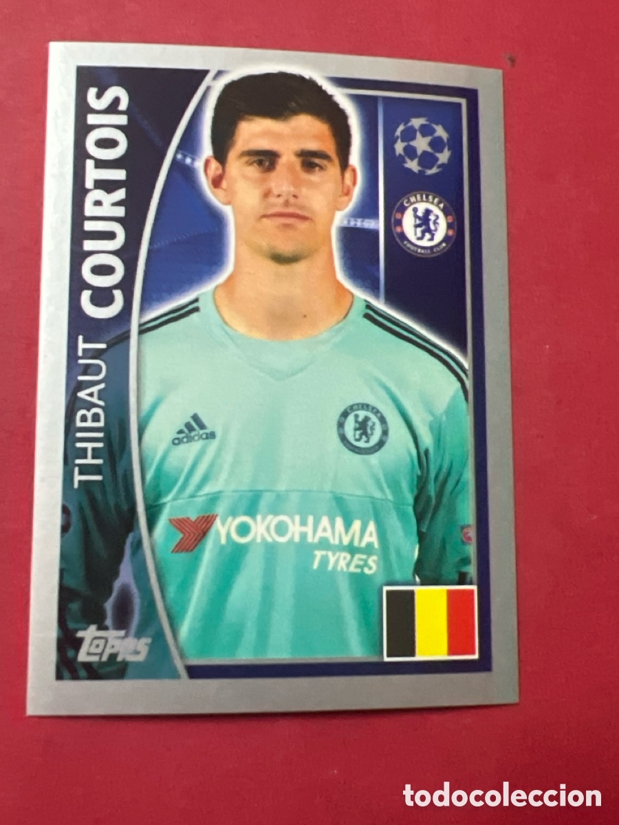 Cromos de F&uacute;tbol: C1809. 450 COURTOIS (CHELSEA) UEFA CHAMPIONS LEAGUE 2015/2016 TOPPS