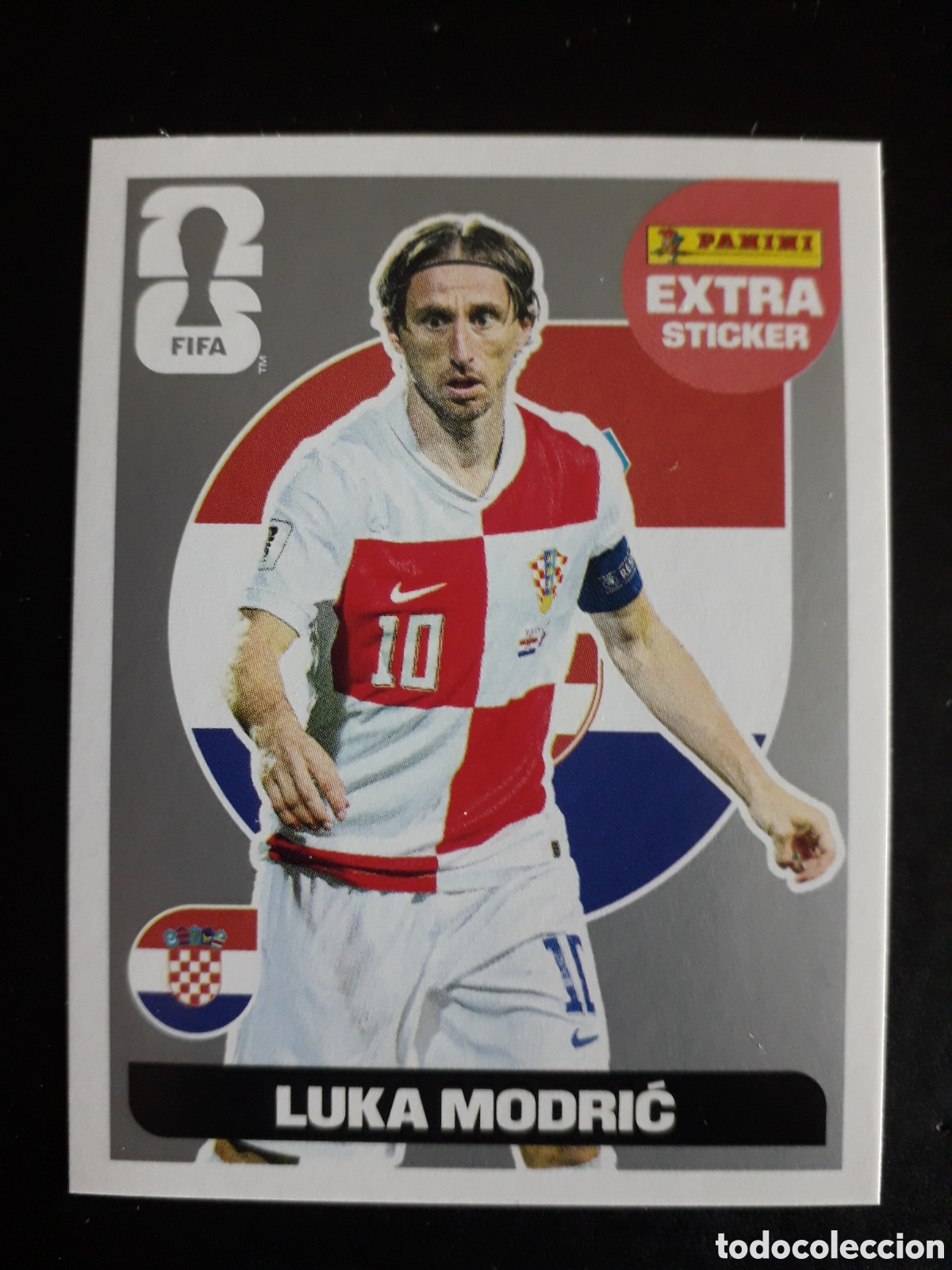 Fu&szlig;ball-Sticker: LUKA MODRIC CROACIA EXTRA STICKER PLATA MUNDIAL F&Uacute;TBOL 2026 FIFA WORLD CUP PANINI SIN PEGAR