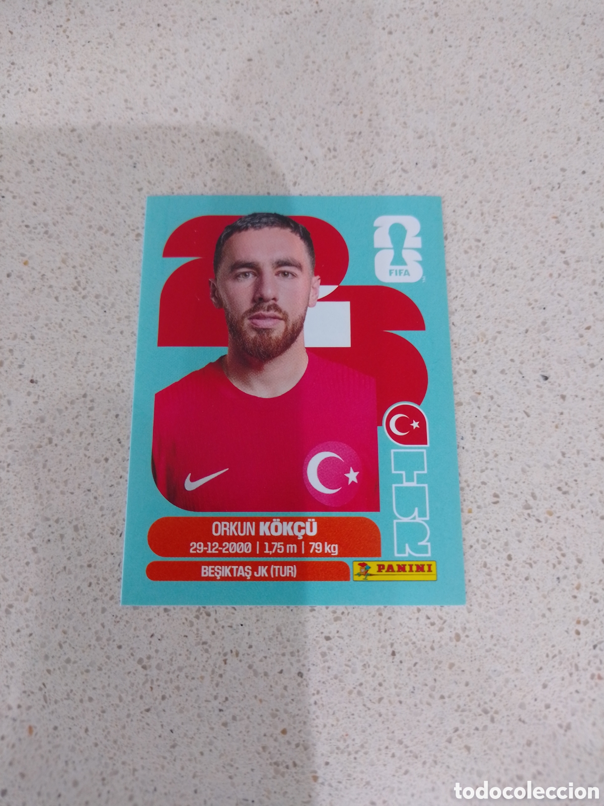 Cromos de F&uacute;tbol: CROMO NUMERO 12 K&Ouml;N&Ccedil;&Uuml; TURQUIA. MUNDIAL 2026. PANINI.