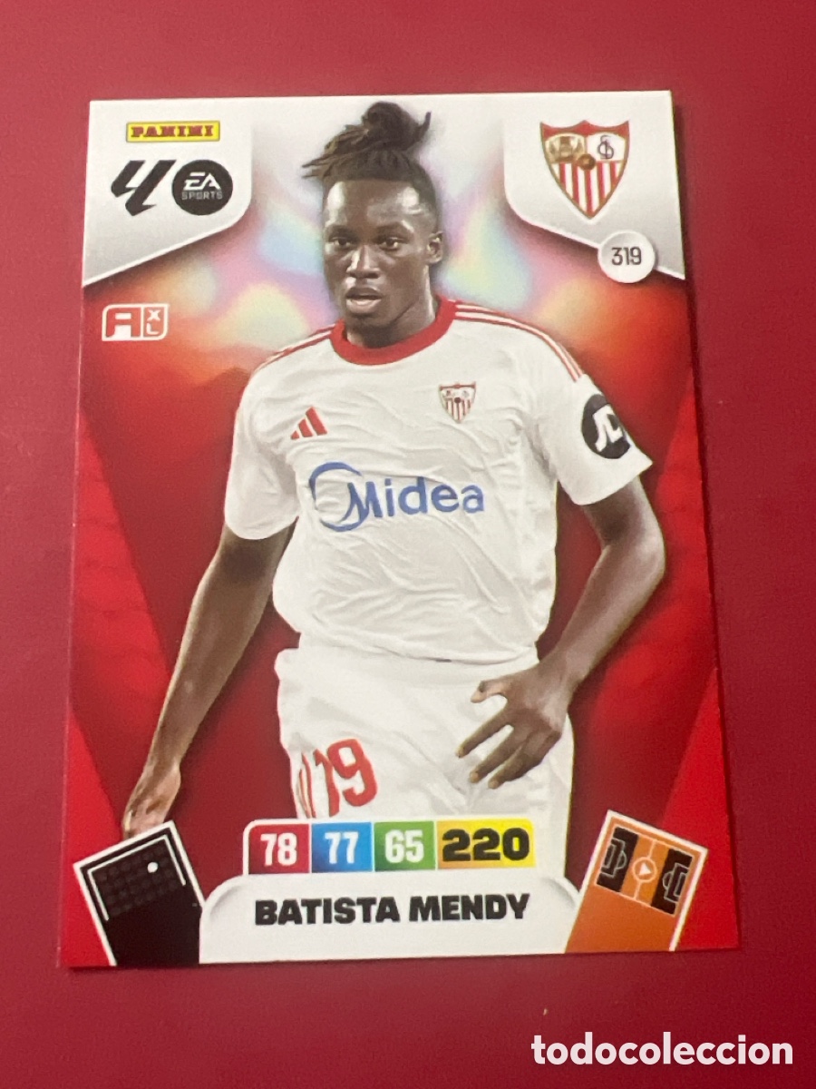 Cromos de F&uacute;tbol: C1819. 319 BATISTA MENDY DEL SEVILLA 25 26 ADRENALYN XL 2025 2026