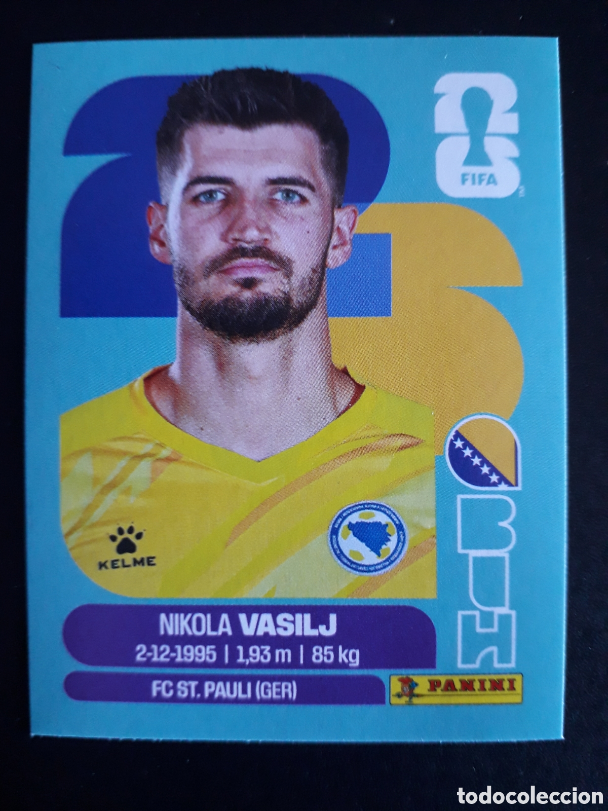 Cartes &agrave; collectionner de Football: VASILJ BOSNIA HERCEGOVINA BIH 2 MUNDIAL F&Uacute;TBOL 2026 FIFA WORLD CUP PANINI SIN PEGAR PEDIDO M&Iacute;NIMO 3&euro;