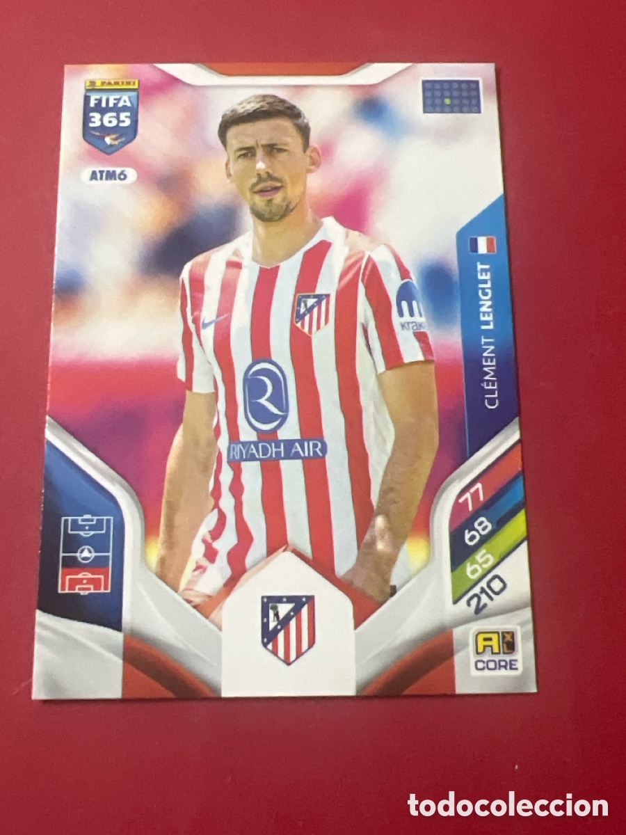 Cromos de F&uacute;tbol: C1826. ATM6 CLEMENT LENGLET (ATLETICO MADRID) PANINI ADRENALYN XL FIFA 365 2026 26