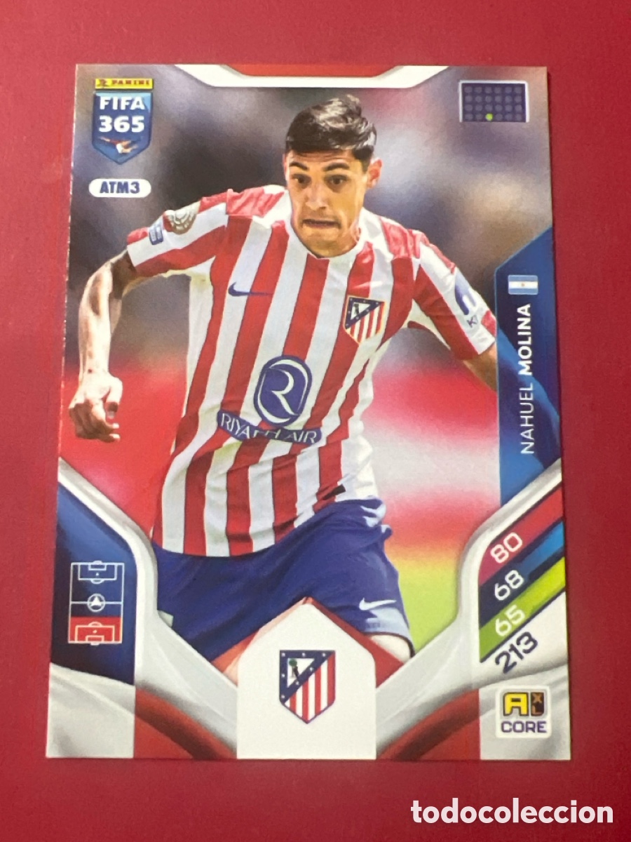 Cromos de F&uacute;tbol: C1829. MOLINA AT MADRID ATM3 B&Aacute;SICA ADRENALYN XL FIFA 365 PANINI 2026