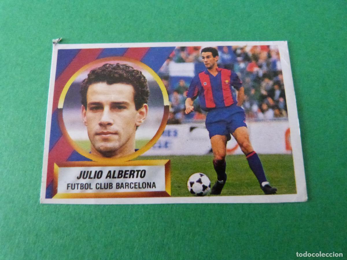 Cromos de F&uacute;tbol: CROMO FUTBOL JULIO ALBERTO F.C.BARCELONA RECORTADO N&ordm; 5 A LIGA ESTE 1988-1989/88-89