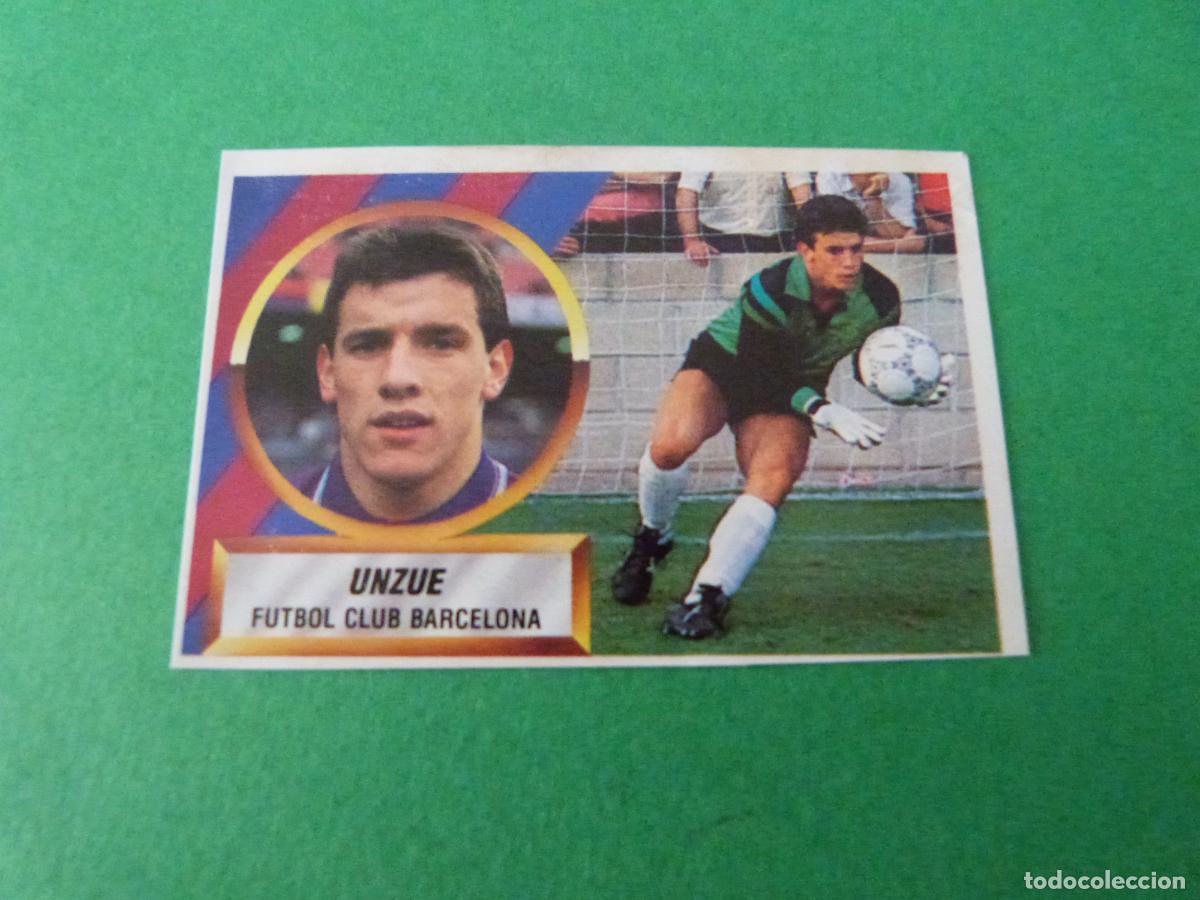 Cromos de F&uacute;tbol: CROMO FUTBOL UNZUE F.C. BARCELONA RECORTADO N&ordm; 2 LIGA ESTE 1988-1989/88-89