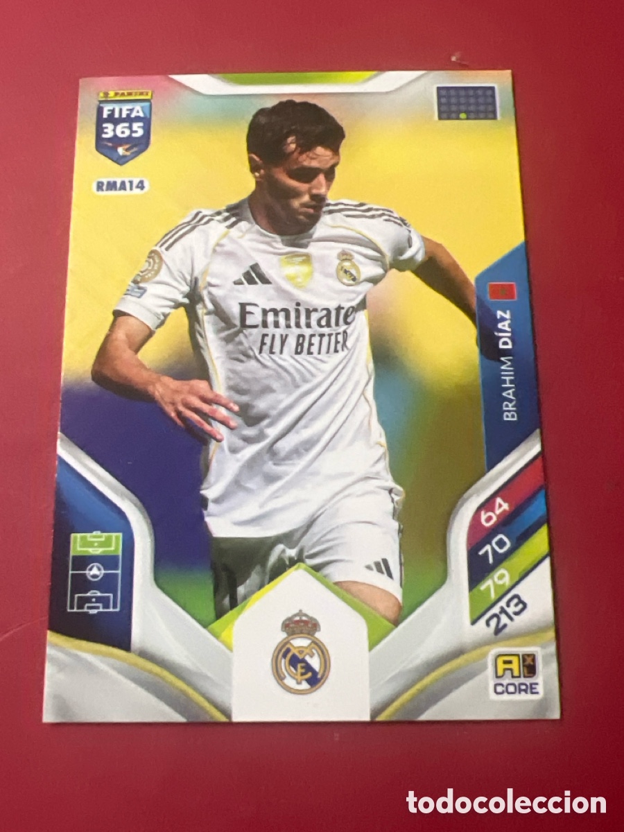 Cromos de F&uacute;tbol: C1831. Brahim D&iacute;az RMA14 Adrenalyn XL Fifa 365 2026 Real Madrid