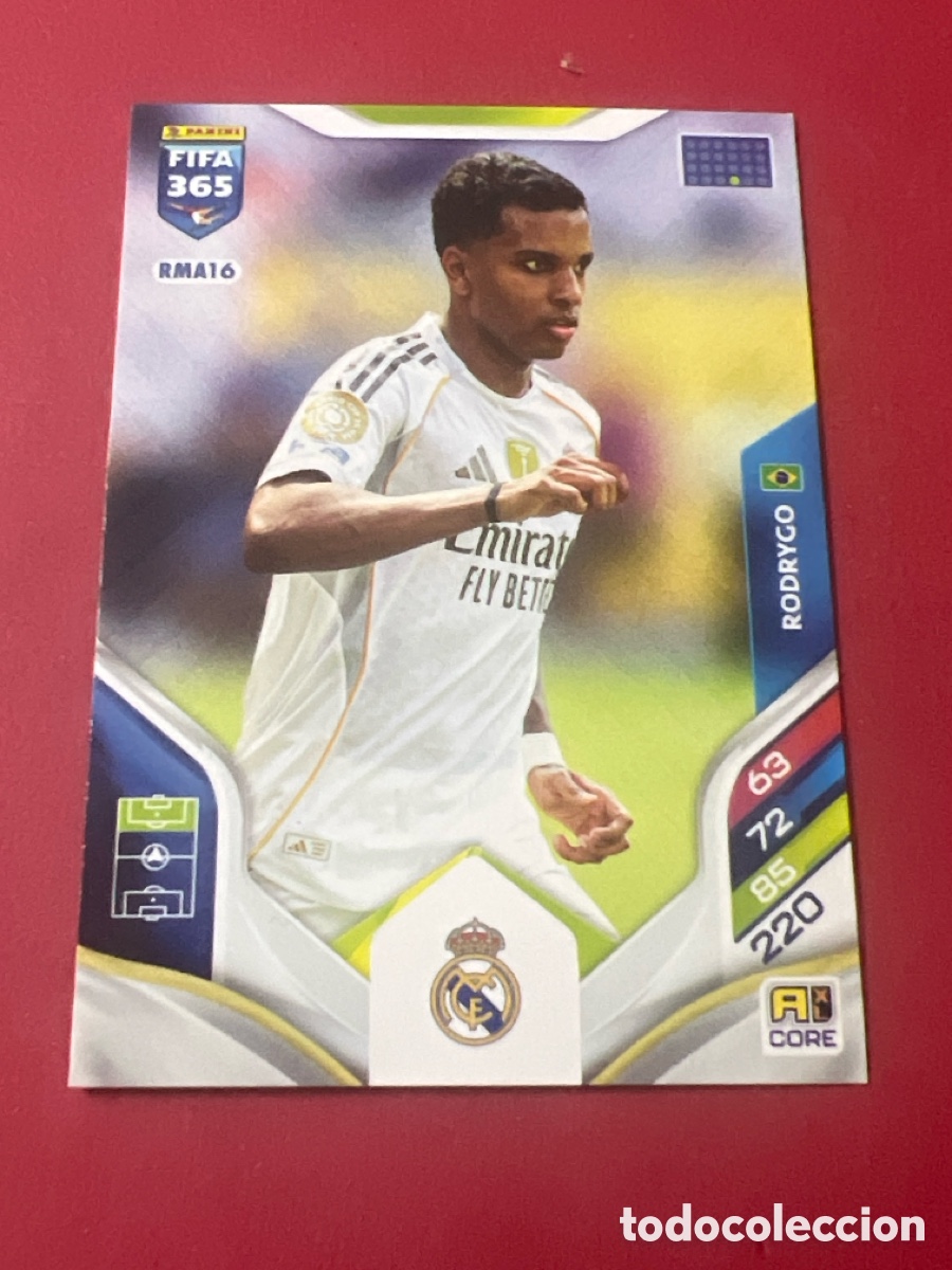 Cromos de F&uacute;tbol: C1833. Rodrygo RMA16 Adrenalyn XL Fifa 365 2026 Real Madrid
