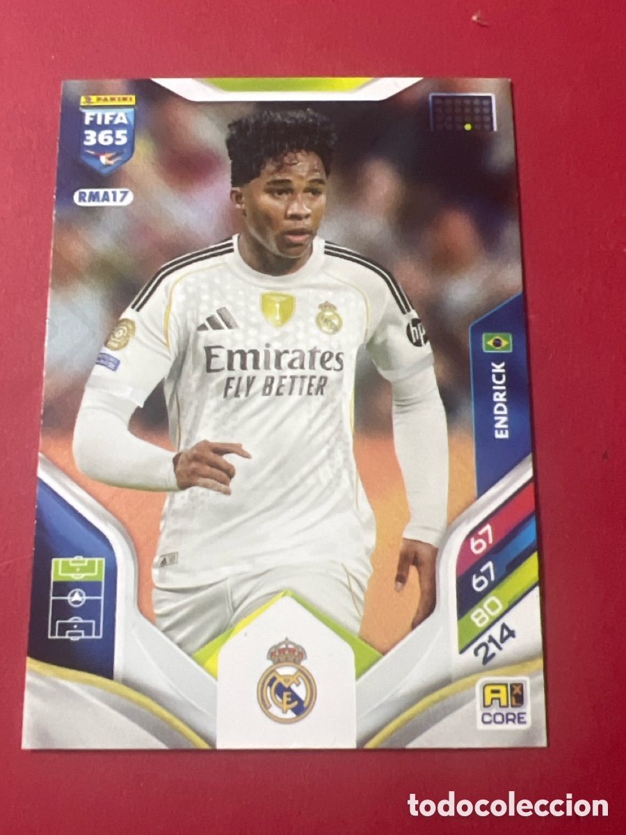 Cromos de F&uacute;tbol: C1834. RMA 17 RMA17 ENDRICK REAL MADRID FIFA 365 2025 2026 PANINI 25 26