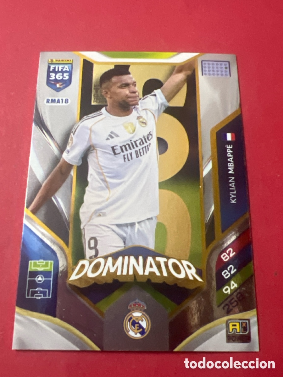 Cromos de f&uacute;tbol: C1835. Kylian Mbappe Rma18 Adrenalyn XL Fifa 365 2026 Real Madrid