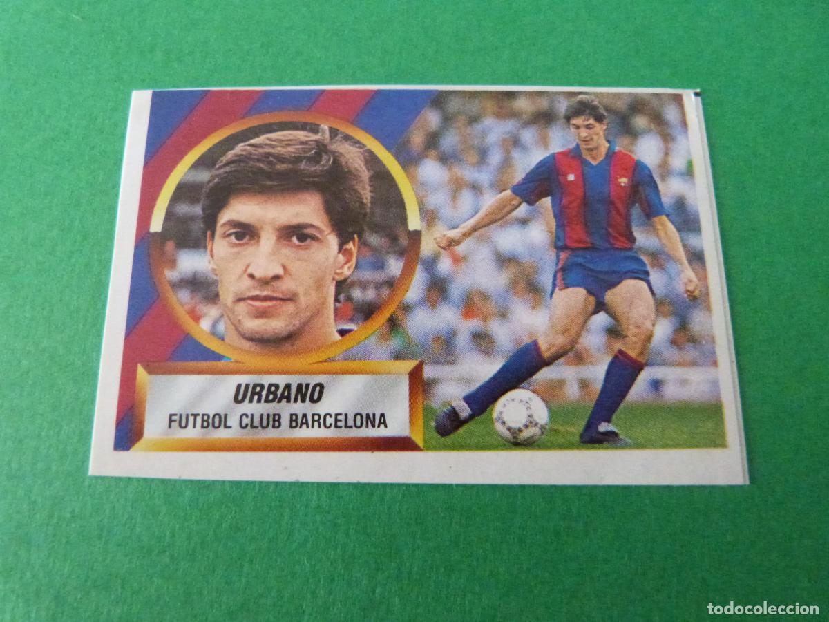 Cromos de F&uacute;tbol: CROMO FUTBOL URBANO F.C. BARCELONA RECORTADO N&ordm; 8 LIGA ESTE 1988-1989/88-89