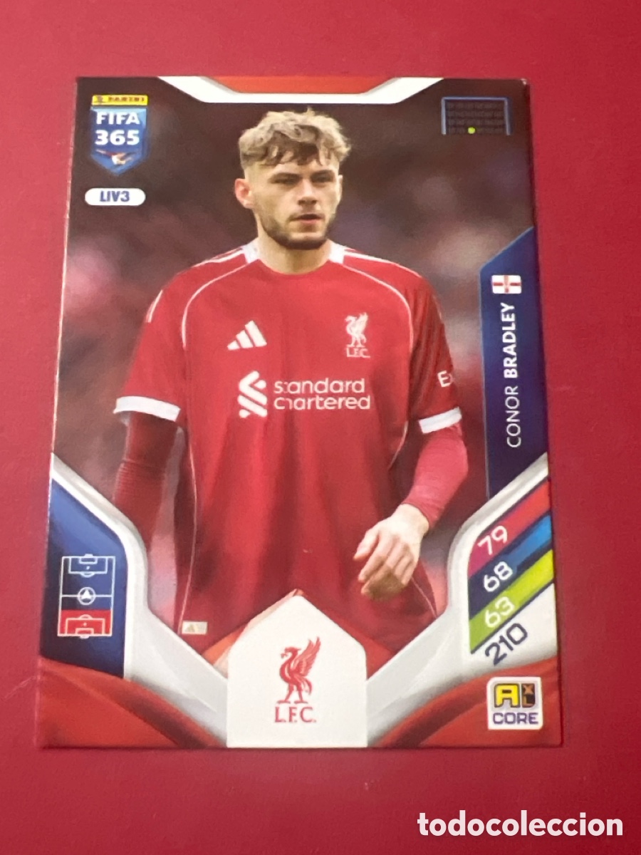 Cromos de F&uacute;tbol: C1838. LIV3 Bradley Adrenalyn FIFA 365 2026