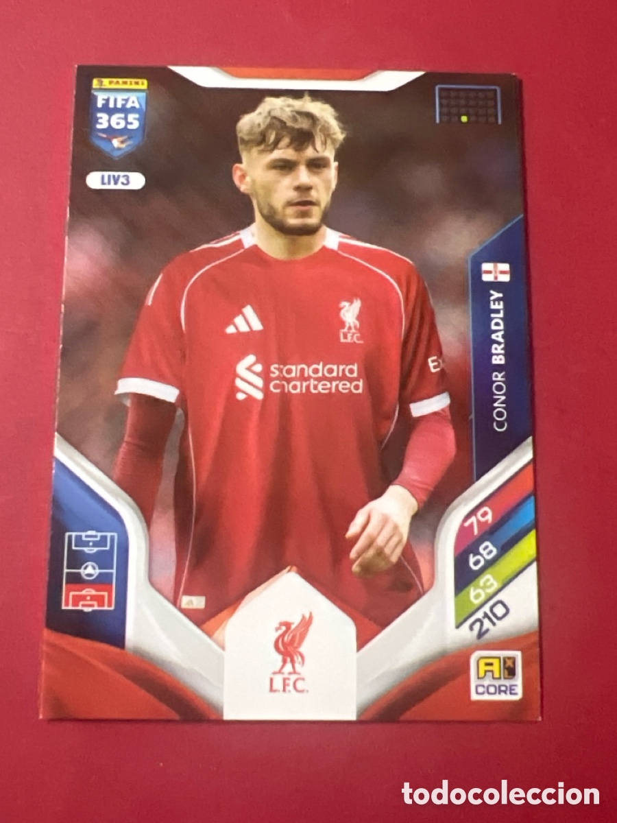 Cromos de F&uacute;tbol: C1836. LIV3 Bradley Adrenalyn FIFA 365 2026