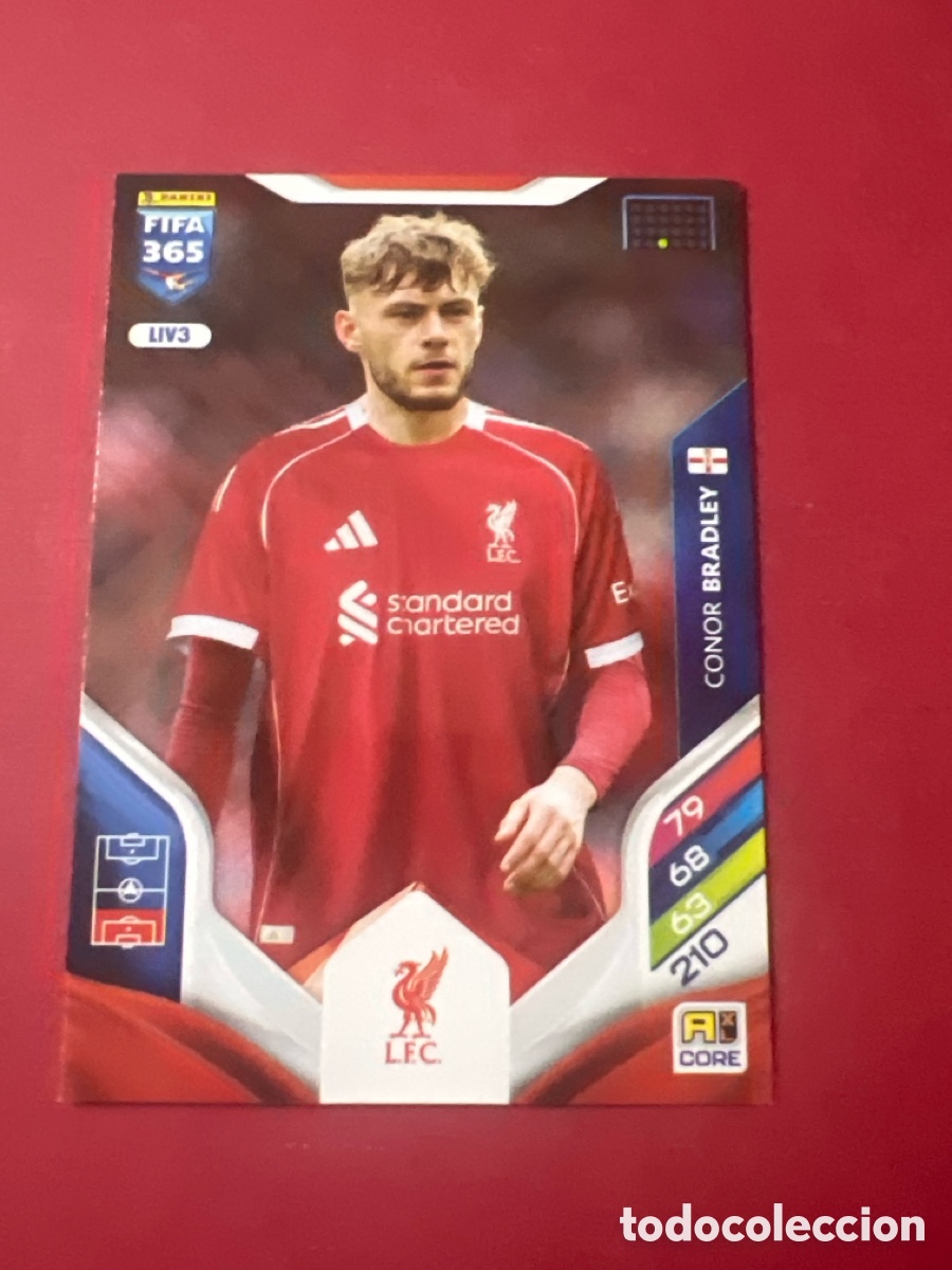 Cromos de F&uacute;tbol: C1837. LIV3 Bradley Adrenalyn FIFA 365 2026