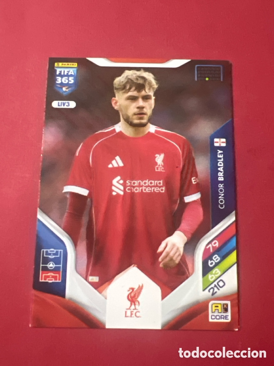 Cromos de F&uacute;tbol: C1839. LIV3 Bradley Adrenalyn FIFA 365 2026