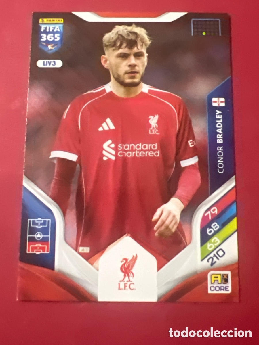 Cromos de F&uacute;tbol: C1840. LIV3 Bradley Adrenalyn FIFA 365 2026