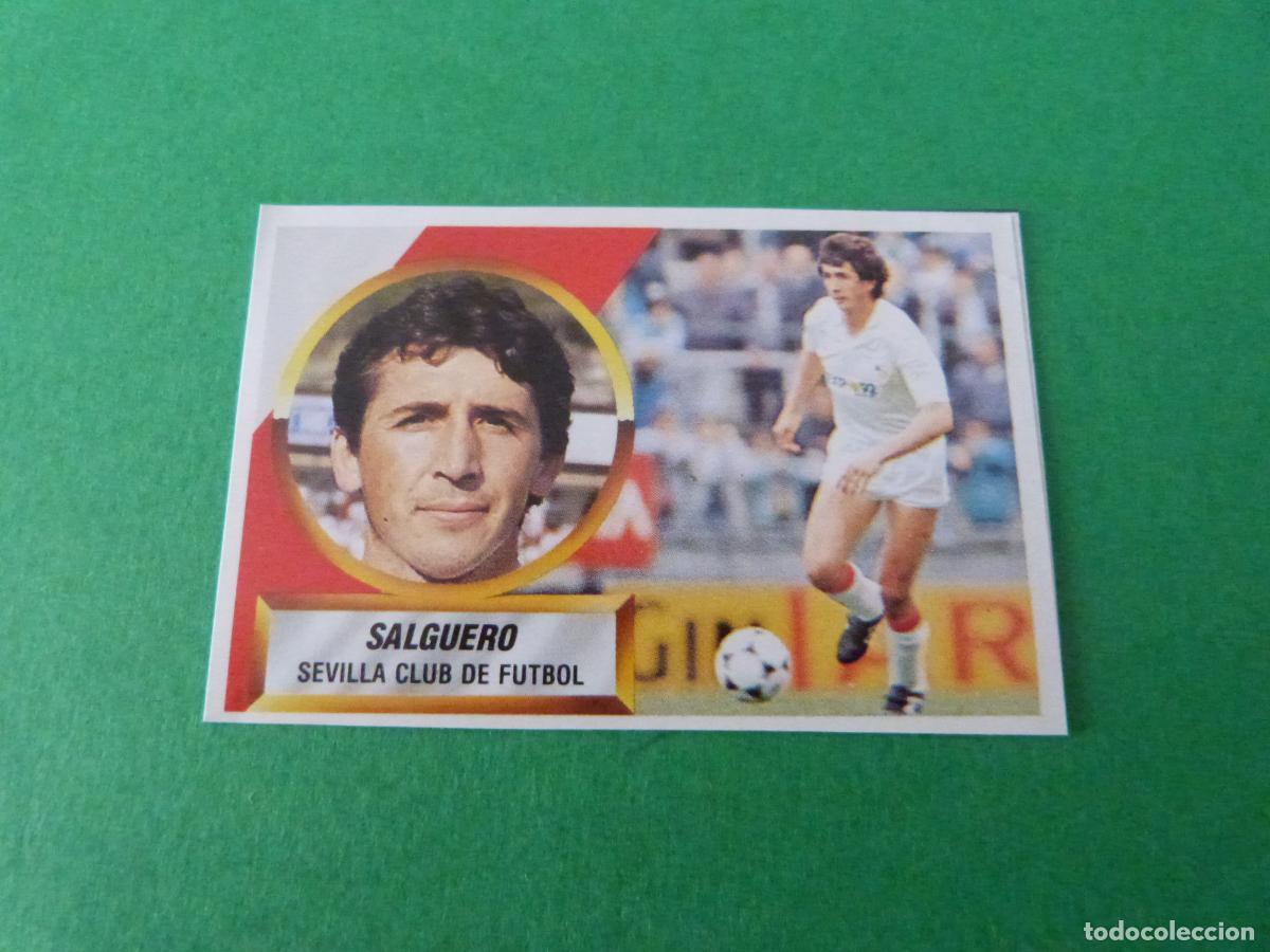 Cromos de F&uacute;tbol: CROMO FUTBOL SALGUERO SEVILLA F.C. RECORTADO N&ordm; 3 LIGA ESTE 1988-1989/88-89