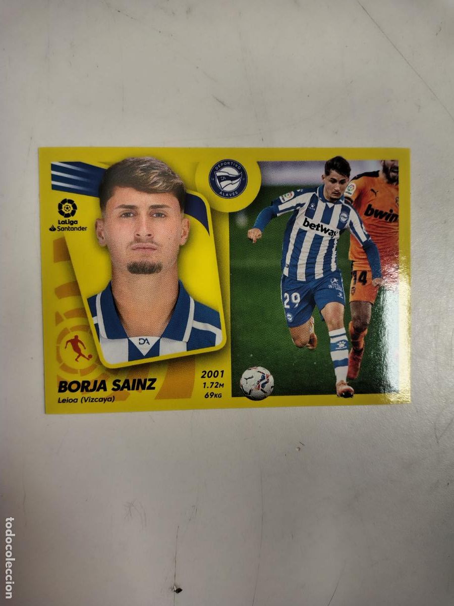 Cromos de F&uacute;tbol: Liga Este 2021-22 Alaves N17 Borja Sainz