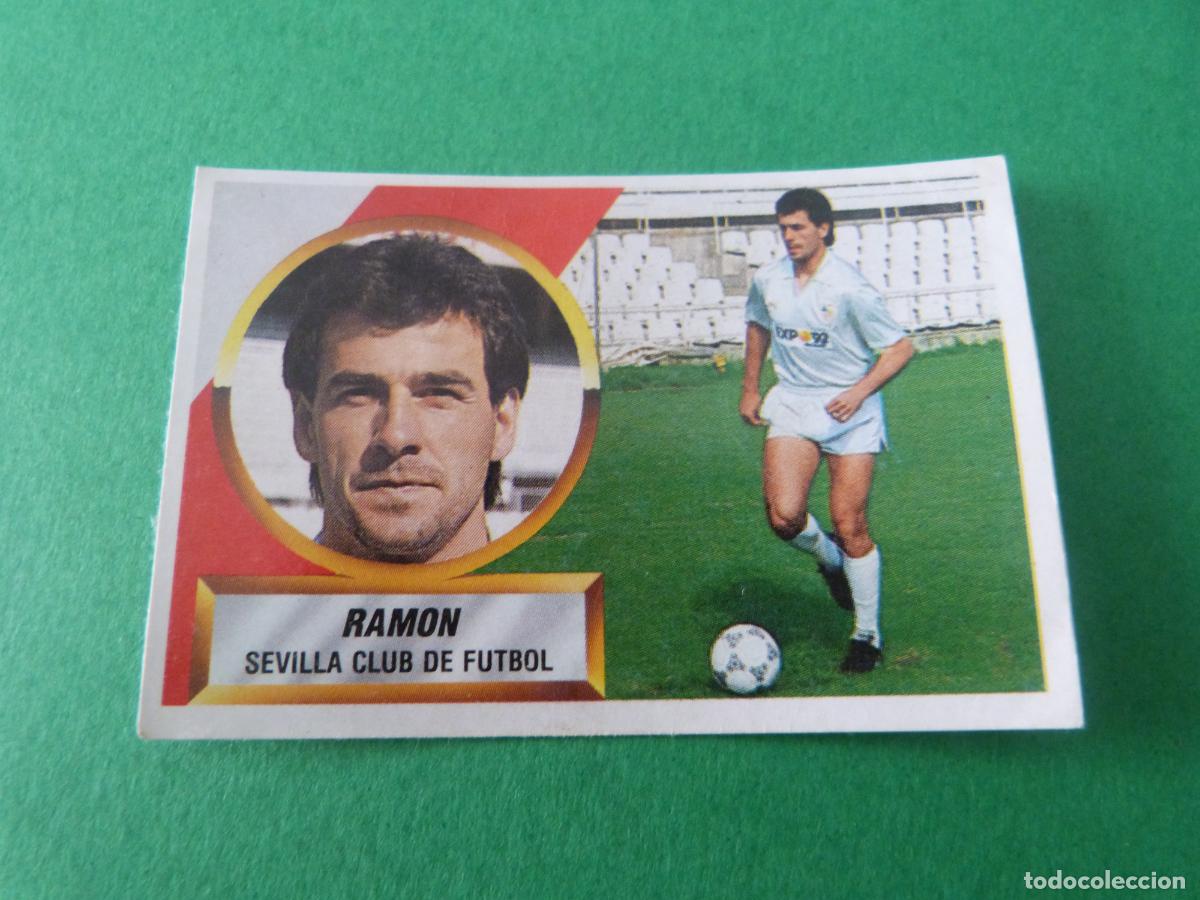 Cromos de F&uacute;tbol: CROMO FUTBOL RAMON SEVILLA F.C. RECORTADO N&ordm; 14 LIGA ESTE 1988-1989/88-89