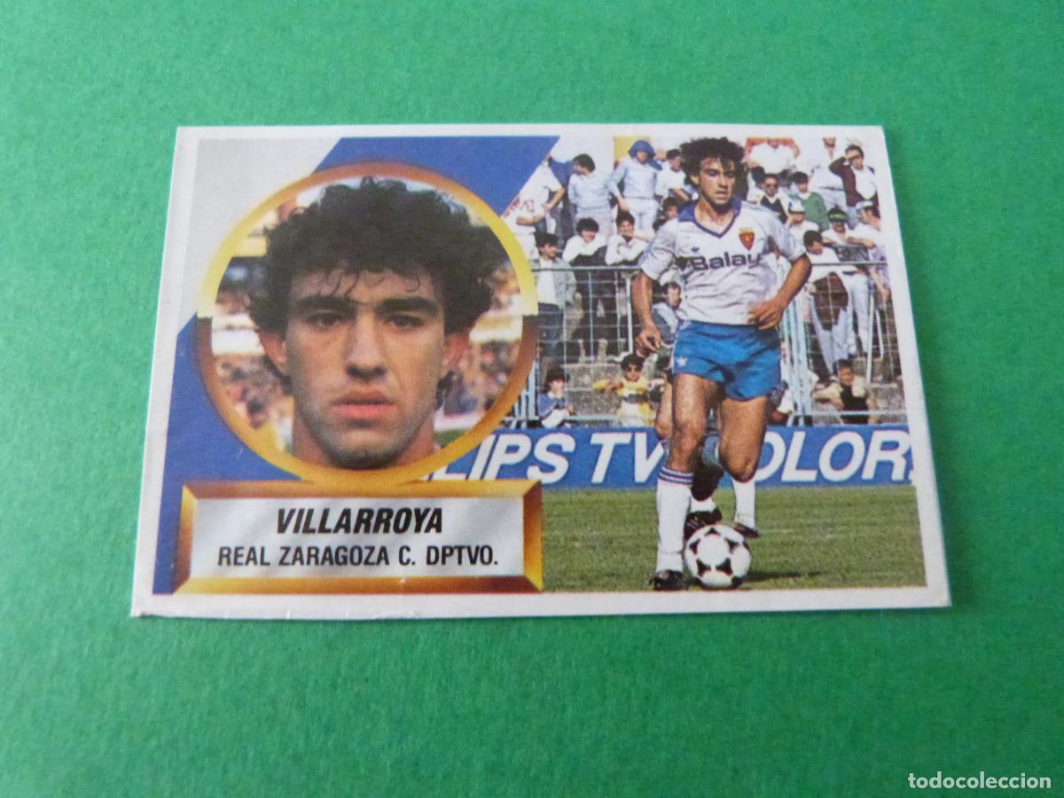 Cromos de F&uacute;tbol: CROMO FUTBOL VILLARROYA REAL ZARAGOZA RECORTADO N&ordm; 11 LIGA ESTE 1988-1989/88-89