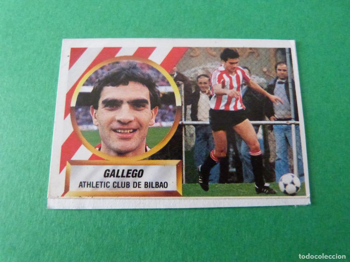 Cromos de F&uacute;tbol: CROMO FUTBOL GALLEGO ATH. BILBAO RECORTADO N&ordm; 9 LIGA ESTE 1988-1989/88-89