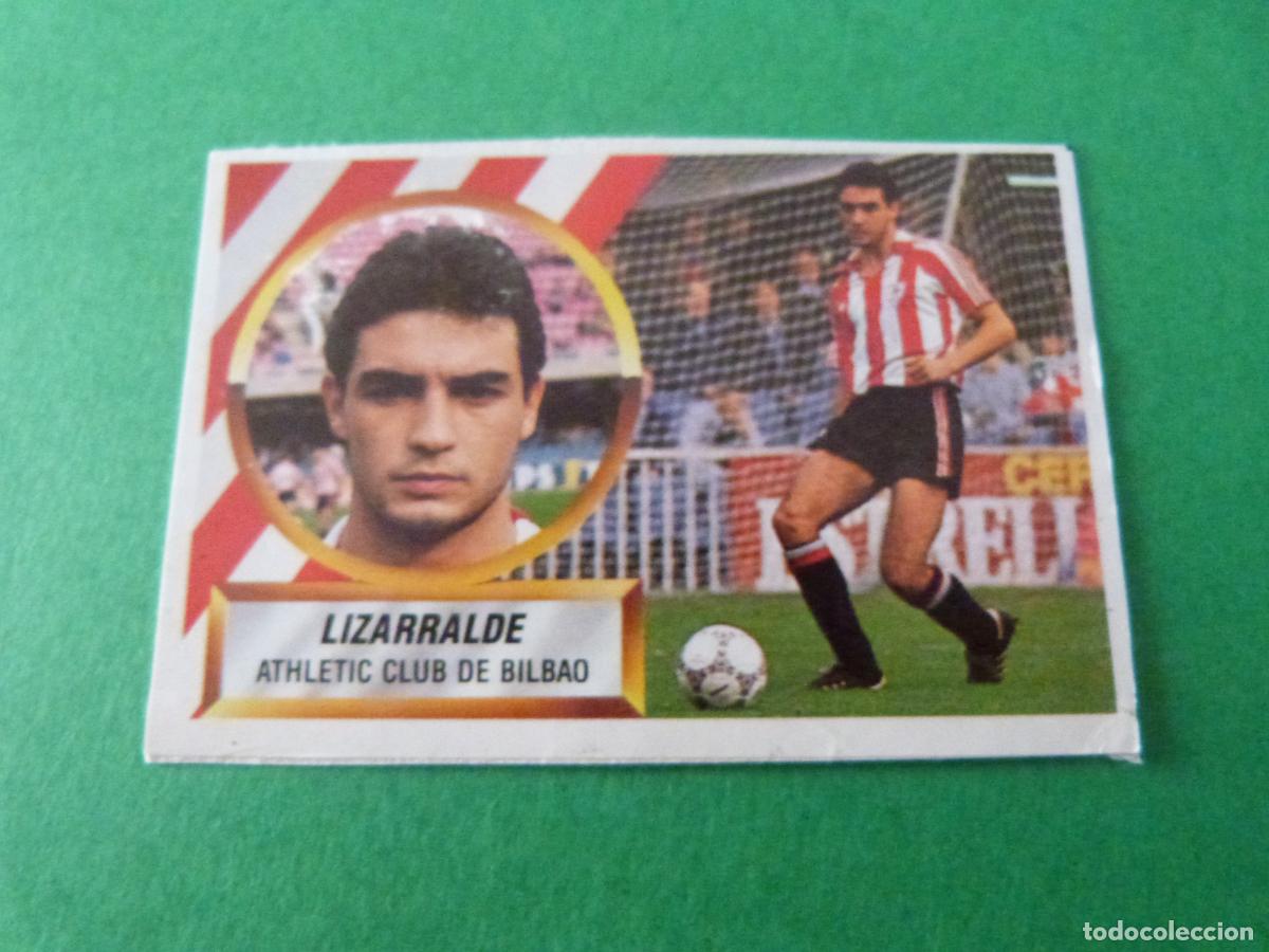Cromos de F&uacute;tbol: CROMO FUTBOL LIZARRALDE ATH. BILBAO RECORTADO N&ordm; 13 LIGA ESTE 1988-1989/88-89