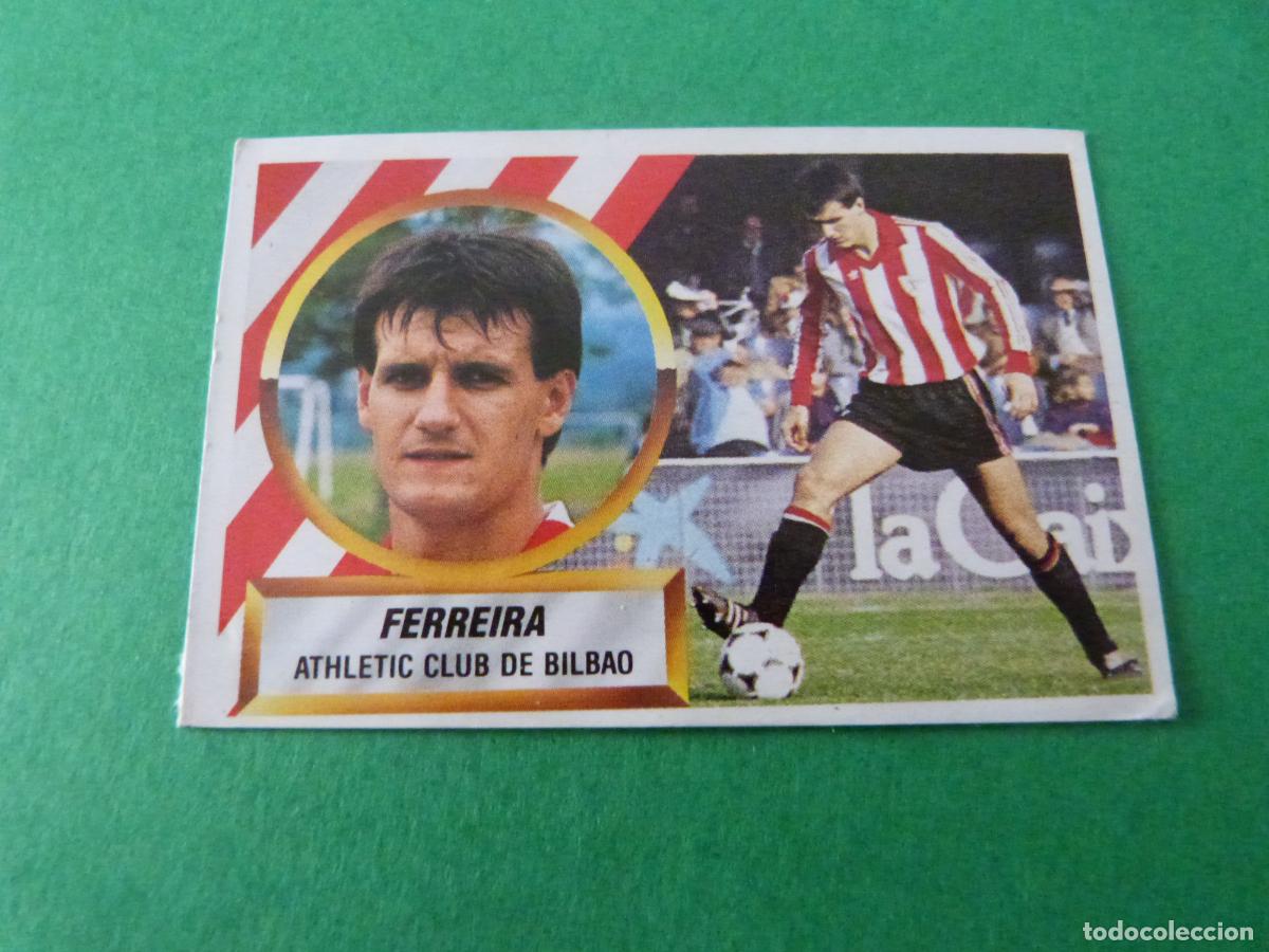 Cromos de F&uacute;tbol: CROMO FUTBOL FERREIRA ATH. BILBAO RECORTADO N&ordm; 5 LIGA ESTE 1988-1989/88-89