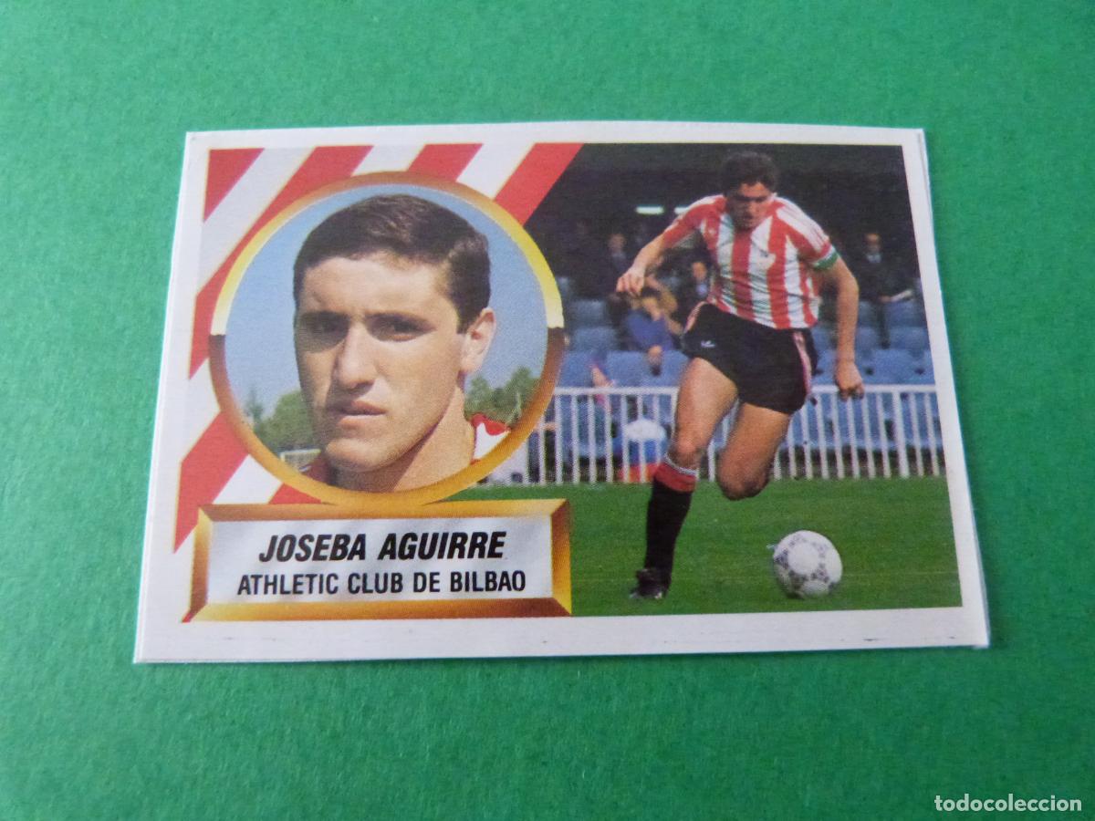 Cromos de F&uacute;tbol: CROMO FUTBOL JOSEBA AGUIRRE ATH. BILBAO RECORTADO N&ordm; 10 LIGA ESTE 1988-1989/88-89